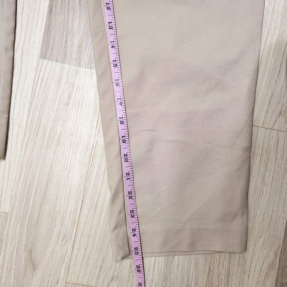 J. Jill Womens Tank Khaki Cropped Chino Pants Zipper Pockets Pull On Size 18... - Picture 8 of 10